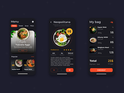 Food Delivery App food delivery mobile mobile app design mobile design