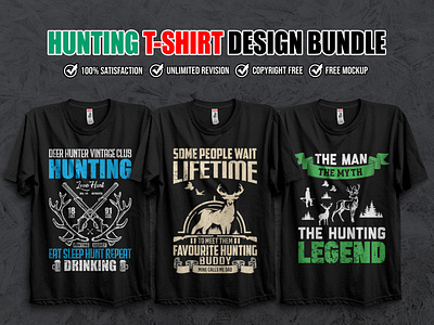 Deer Hunting T-Shirt Design Bundle amazon bulk t shirt design custom t shirt design deer hunting t shirt fishing hunting fishing quotes hunter design hunter t shirt hunting quotes hunting t shirt hunting vector merch by amazon redbubble t shirt design bundle t shirt design studio teespring trends trendy t shirt design typography vintage