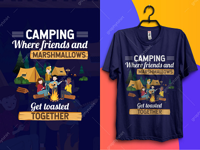 Camping T-Shirt Design Bundle