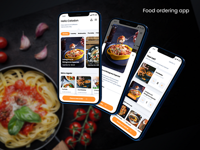 Restaurant Management and Delivery Service app app design application ui design development ui ux