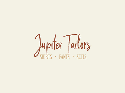 Jupiter Tailors Logo branding illustration logo logo design logodesign logomark logotype menswear vector visual identity