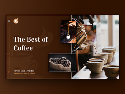 Coffee Brand brand coffee design exploration nyc shop ui ux web web design website