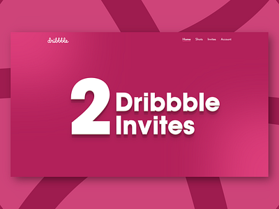 2 Dribbble Invites! css design development dribbble invite html html css html prototyping invite ui ux web web design web developer website