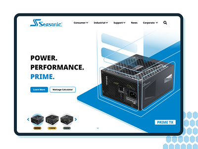 Seasonic website | Redesign