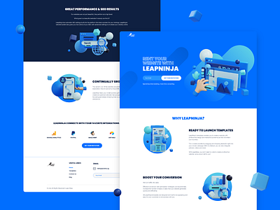 LeapNinja landing page