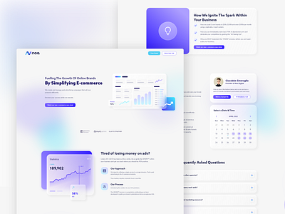 NOA Digital landing page