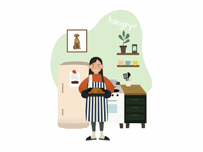 Are You Hungry? character design design fashion illustration flat illustration product design vector vector illustration web website