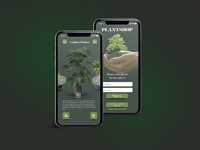 House Plant E-commerce App app design ui ux