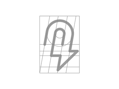 Thunder/paperclip v2 black brand branding design flat icon illustraion logo minimal simple ui vector white