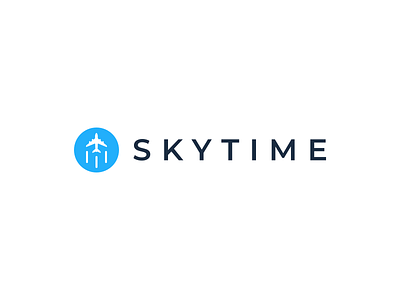 SkyTime logo WIP branding design logo minimal