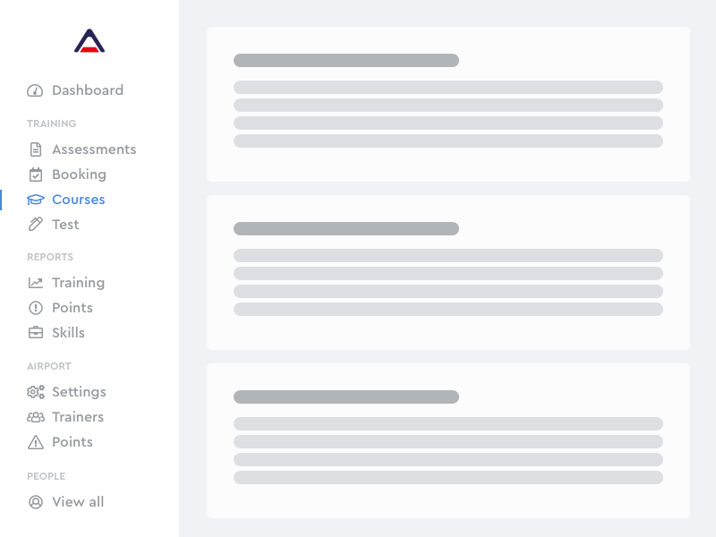 A new sidebar layout by Alex Davies on Dribbble
