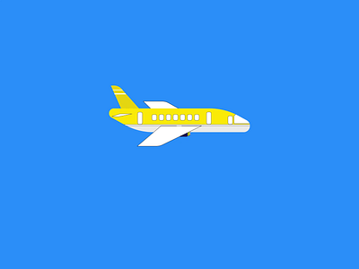 Aeroplane Animation adobe illustrator aeroplane after effect animation design flat design interaction design motion design transport