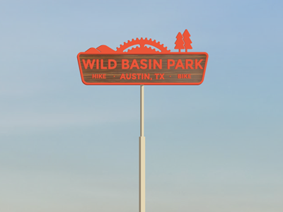 Wild Basin Signage rough park sign signage wild basin