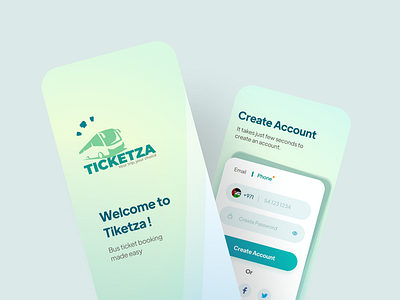 Ticketza - A Bus Reservation System design graphic design ui ux ux design