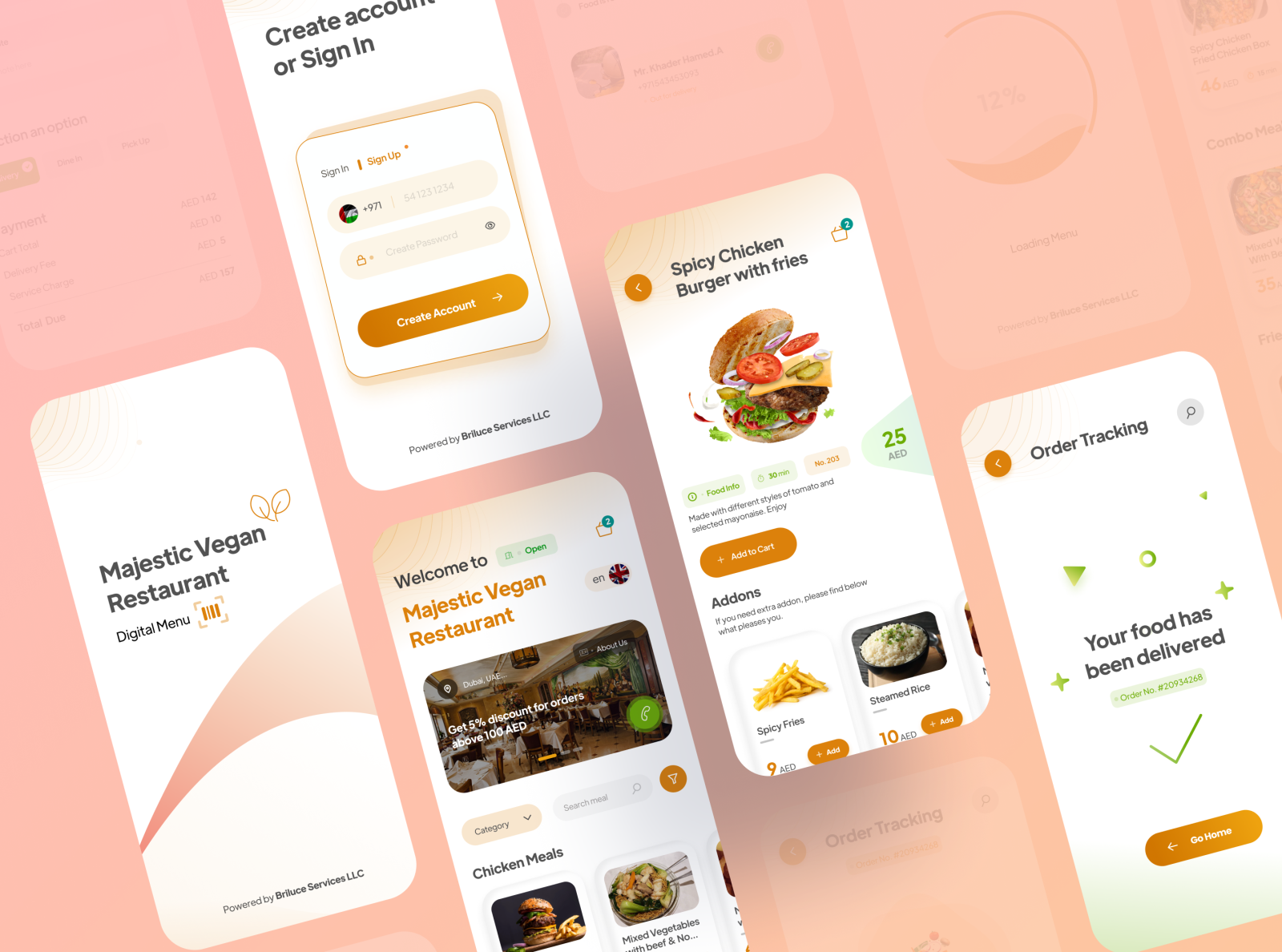 Digital Menu with QR code by Yungong Briand on Dribbble