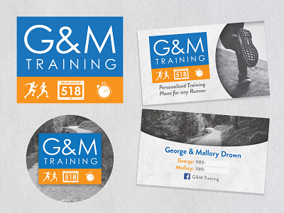 G&M Training - Logo and Business Card business cards businesscard graphic design illustrator indesign logo logo design