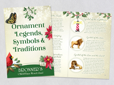 Bronner's Christmas Wonderland Legends Book design designer graphic design graphicdesign indesign layout design