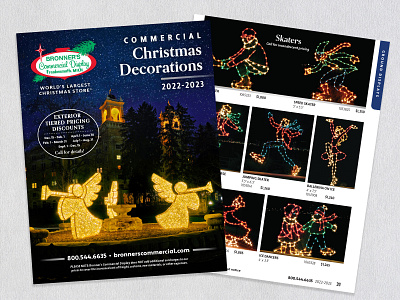 Bronner's Commercial Display Catalog 2022-2023 catalog design designer graphic design graphicdesign indesign layout design