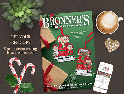 Bronner's Christmas Favorites Catalog - Social Post design designer graphic design graphicdesign layout design photoshop social media