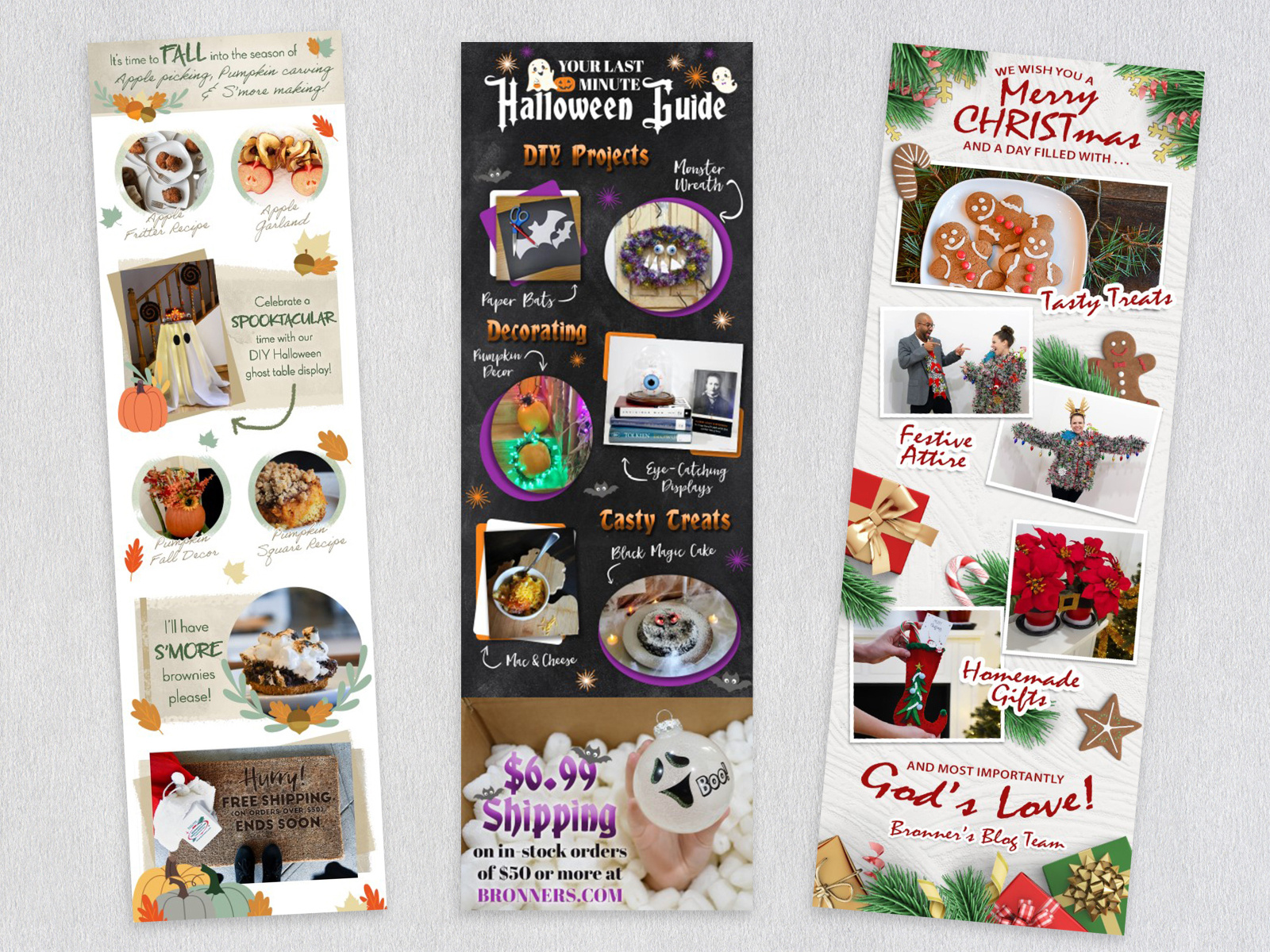 Bronner's Christmas Wonderland Blog Promotional Emails by Erin Kuch on