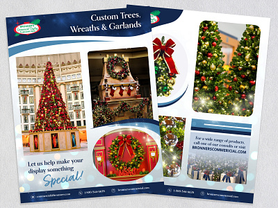 Custom Trees, Wreaths & Garlands Digital PDFs design designer graphic design graphicdesign indesign layout design ui
