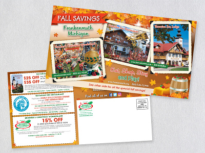 Frankenmuth - Fall Postcard for Bronner's and Bavarian Inn