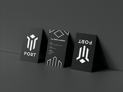 FORT Sportswear Corporate Identity black white brand identity branding business card concept corporate branding corporate design corporate identity design graphic design logo modern sport sportswear