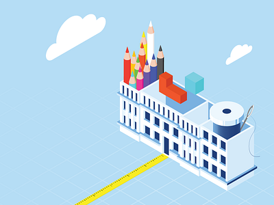 Isometric school