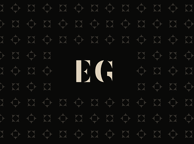 EG logo concept elegant logo pattern