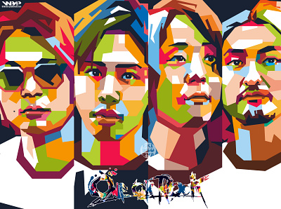 One Ok RockMei21Landscape art design digital illustration illustrations oneokrock popart portrait vector vector illustration