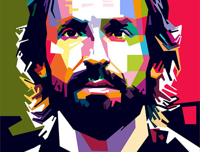 WPAP Pirlo animation art design illustration illustrations popart portrait vector vector illustration wpap