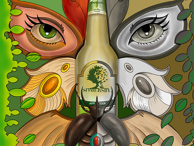 somersby Illustration project art artwork color commercial art design digitalart digitalillustration illustration illustrator ipadpro procreate