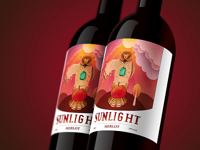 Wine label final product art artwork commercial art design draw illustration illustrator mockup packagedesign packaging wine wine label