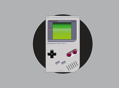 vintage game boy artwork design illustration illustrator vector vector art vector artwork