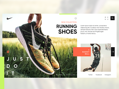 Nike Website Concept