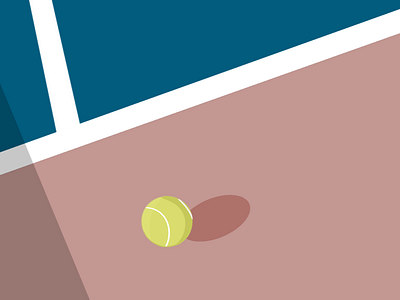 Tennis//Digital Painting drawing illustration lines sports summer tennis