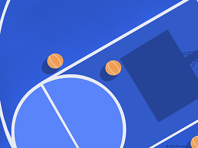 Basketball basketball clean illustration lines minimalism