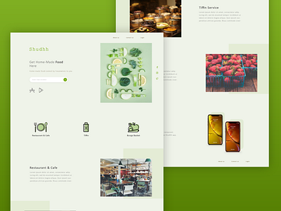 Restaurant Website Design Idea