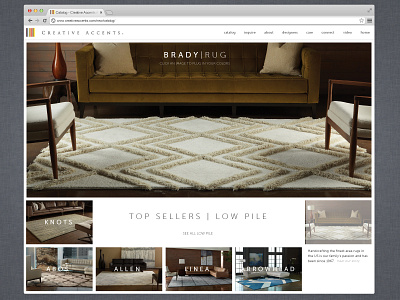 Top Sellers redesign rugs web