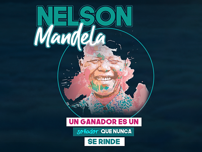 Nelson Mandela art design illustration photography socialmediamarketing typography