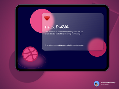 Dribbble Invitation design typography ui uidesign user experience user interface design userinterface ux ux ui web website