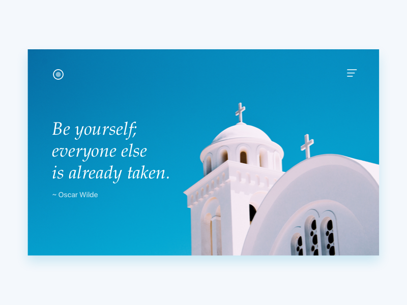 Quote UI by Soumya Ranjan Bishi on Dribbble