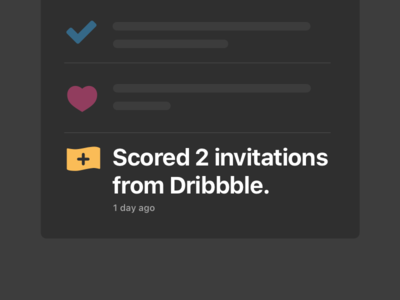 Dribbble Invite
