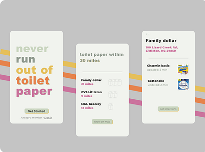 Never run out of toilet paper covid19 design epocolypse sketch typography ui