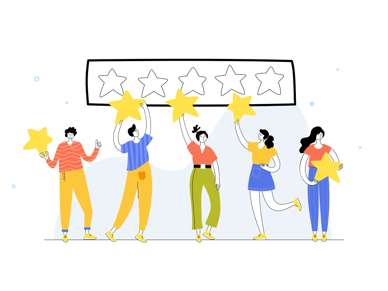 Rating by Tetiana Pavliuchenko on Dribbble