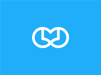 "Unlimited" Logo Concept blue book brand identity branding design education identity design infinity logo logo design logos minimalist platform student