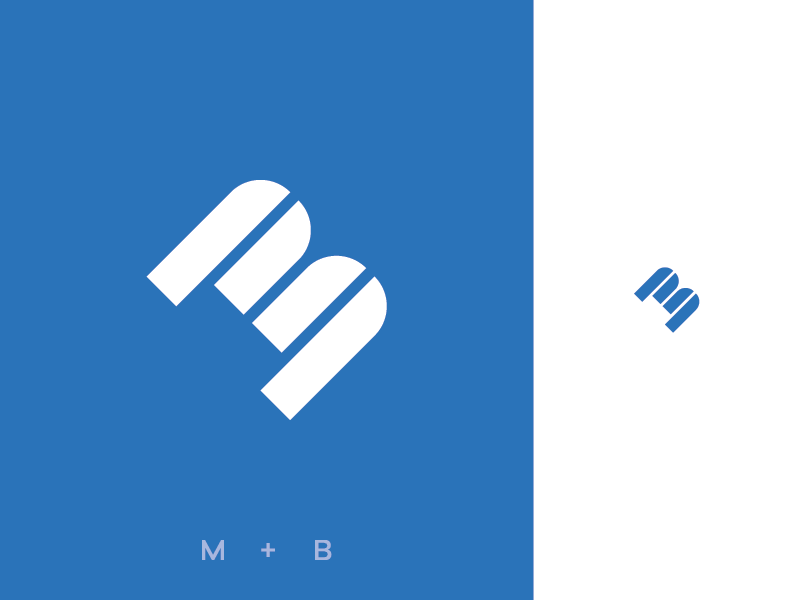 "M + B" Monogram letter m letter b typography brand design brand design identity monogram logodesign brand identity modern illustrator minimalist icon logo design branding identity design logos logo