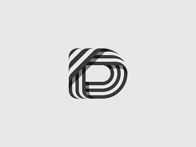 Letter "D" Logo brand brand design brand identity branding design icon identity identity design illustrator letter d logo logo design logodesign logos minimalist modern monogram monogram logo stripes