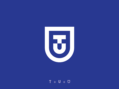 "T + U + Shield" Logo Concept