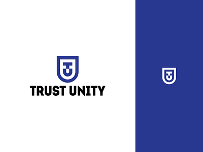 "Trust Unity" Logotype brand brand identity branding design icon identity identity design illustrator letter u logo logo design logodesign logos logotype minimalist modern monogram shield type typeface